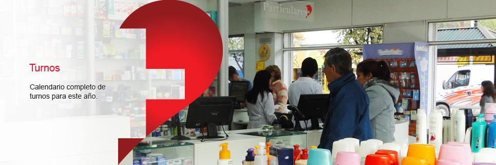 Turnos. Calendario completo de turnos para el año 2026.
